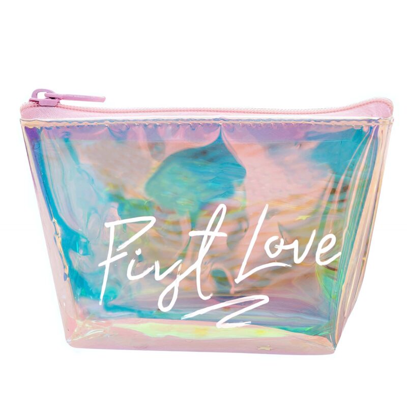 Pochette holographique scintillante pour monnaie et cartes - Laser