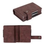 Porte-cartes sécurisé en aluminium - Écrin double RFID avec expulsion automatique - café