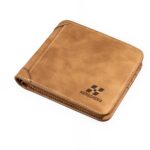 Portefeuille homme trivolets en simili cuir - Élégance vintage et rangements multiples