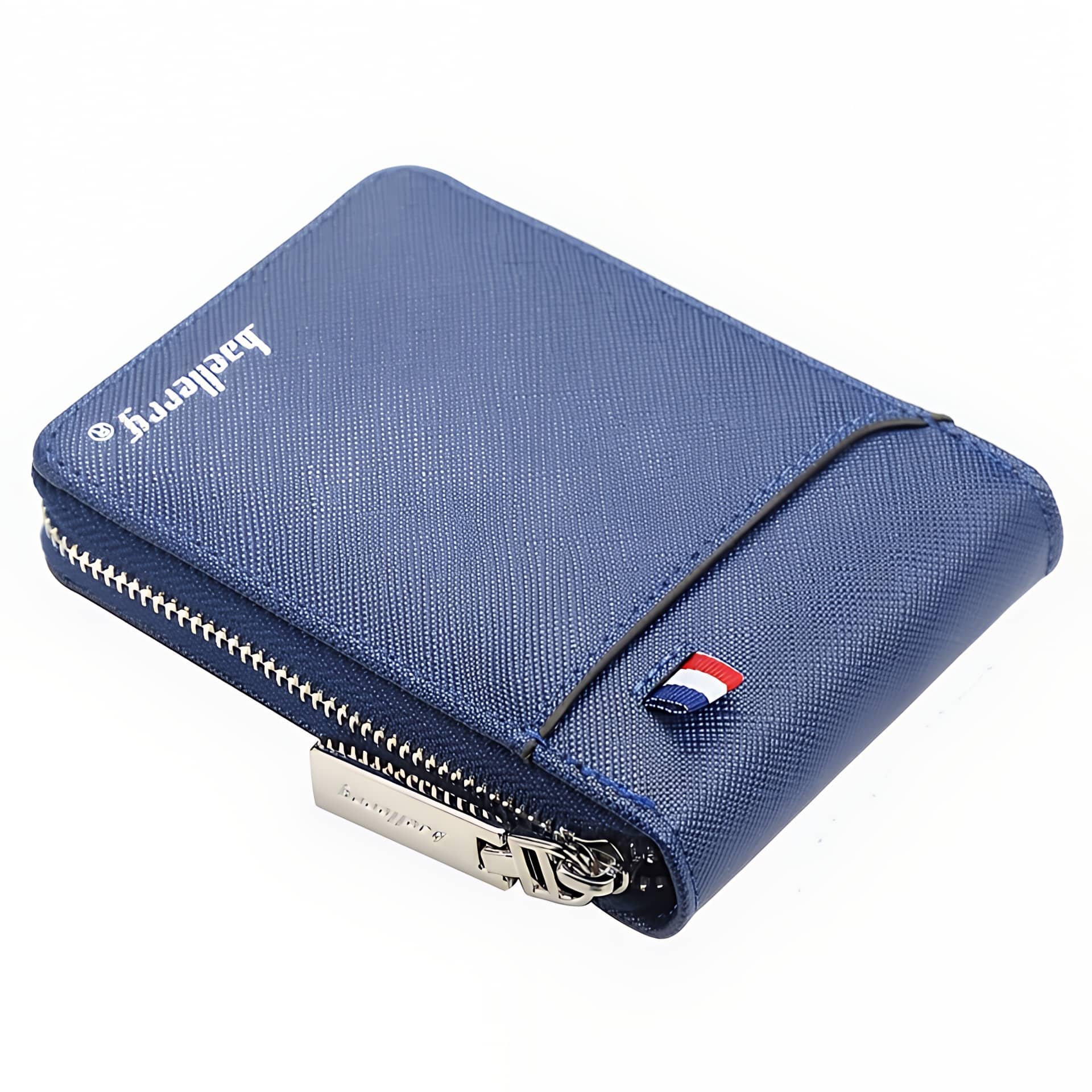 Porte-cartes accordéon en simili cuir - Écrin zippé 9 compartiments avec rangement billets