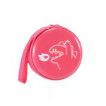 Porte-monnaie dinosaure coque rigide - Rose