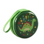 Porte-monnaie enfant dinosaure - Écrin ludique pour premiers trésors - Vert